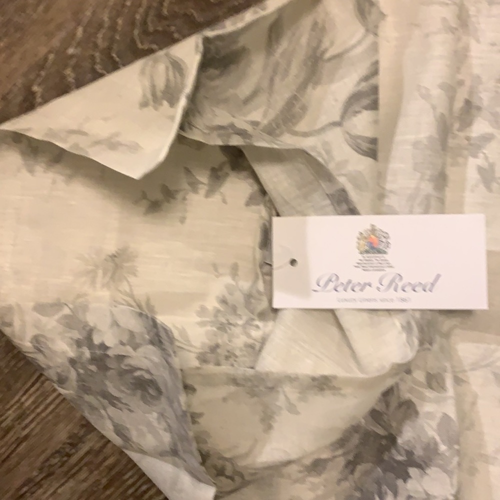 NWT Peter Reed Linen Boudoir Accent Pillow, 100% Linen, cover only - Picture 5 of 6